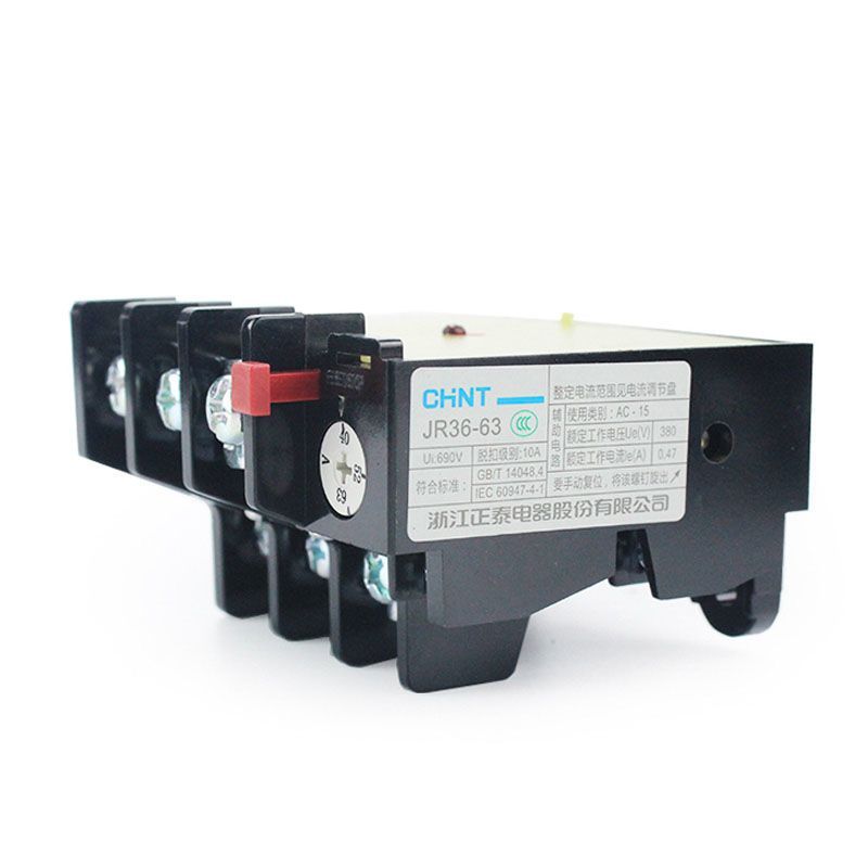 Zhengtai JR36-20 63 160 Động cơ bảo vệ nhiệt Rơle quá tải nhiệt độ ba pha 380v Quá tải nhiệt độ ba p