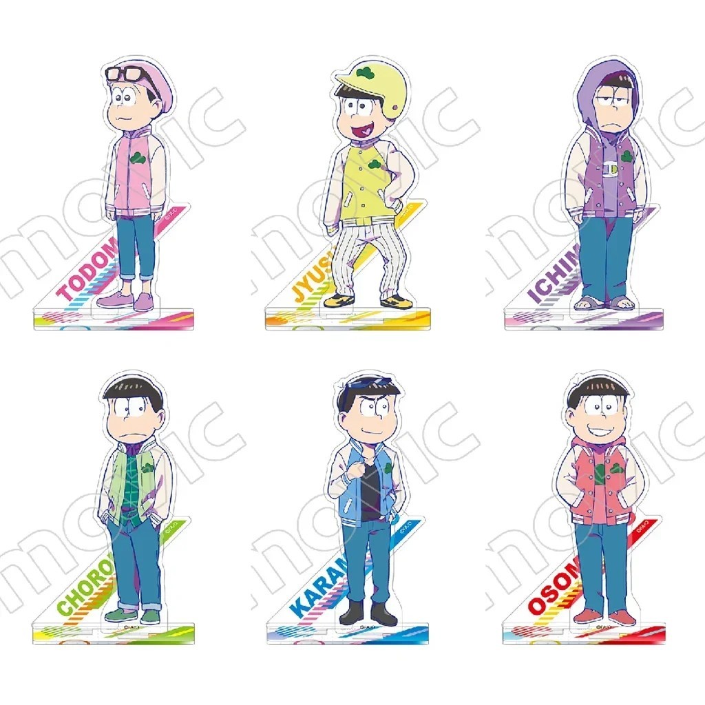 Mô hình Standee anime Osomatsu-san trang trí bàn học Osomatsu Karamatsu Choromatsu Ichimatsu Jyushim