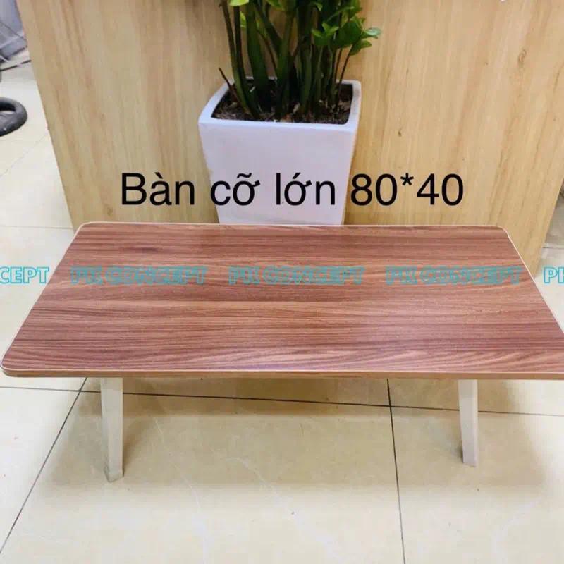 Bàn học gấp gọn CỠ LỚN 80*40*30 chân nhựa . bàn gấp gọn, ngồi bệt,bàn decor, bàn học, bàn ăn. bàn di