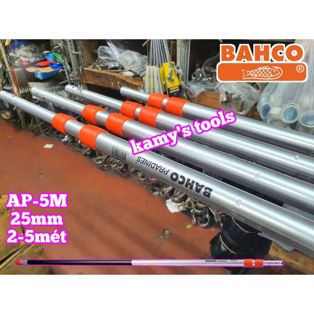Cây sào rút nhôm kéo giật cành cây trên cao 3 khúc 3 mét (3m) 5 mét (5m) Bahco AP-3M AP-5M