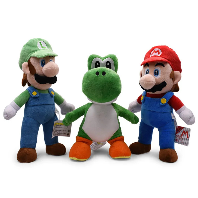 Mario Bros Công chúa sang trọng Peach Fire Flower Wonder Bowser Goomba Bowser Jr. Anime Mềm Thú Nhồi
