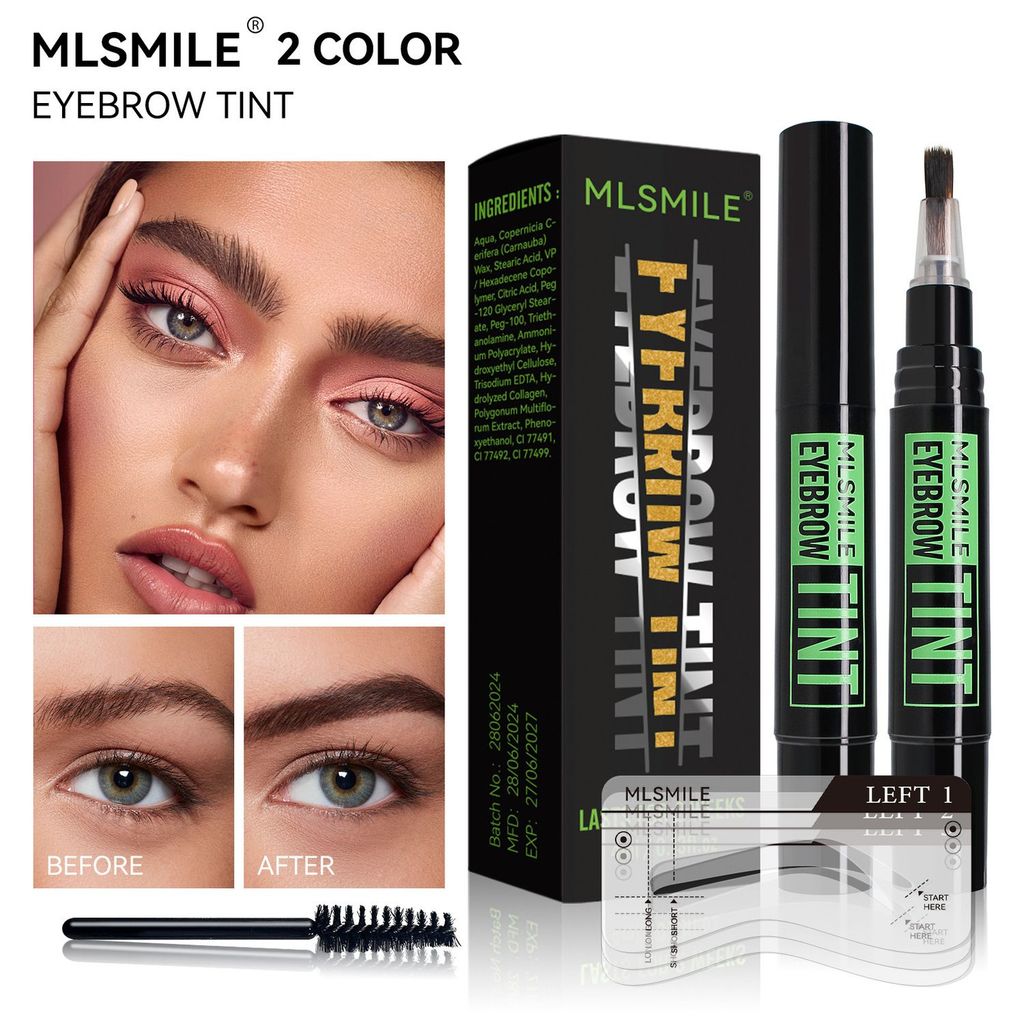 Eyebrow shop owner's long-lasting eyebrow styling product mlsmile Eyebrow tinting liquid for 3D eyeb