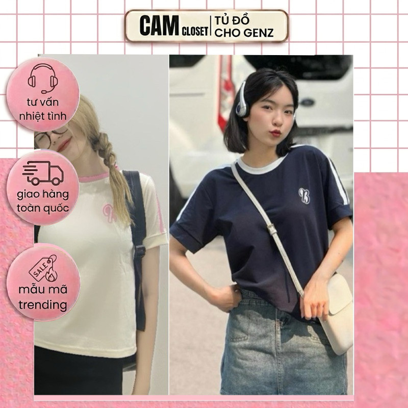 Áo Thun Form Fit Chữ B Version 2 New Colors, Áo Baby Tee Cotton Co Giãn 4 Chiều