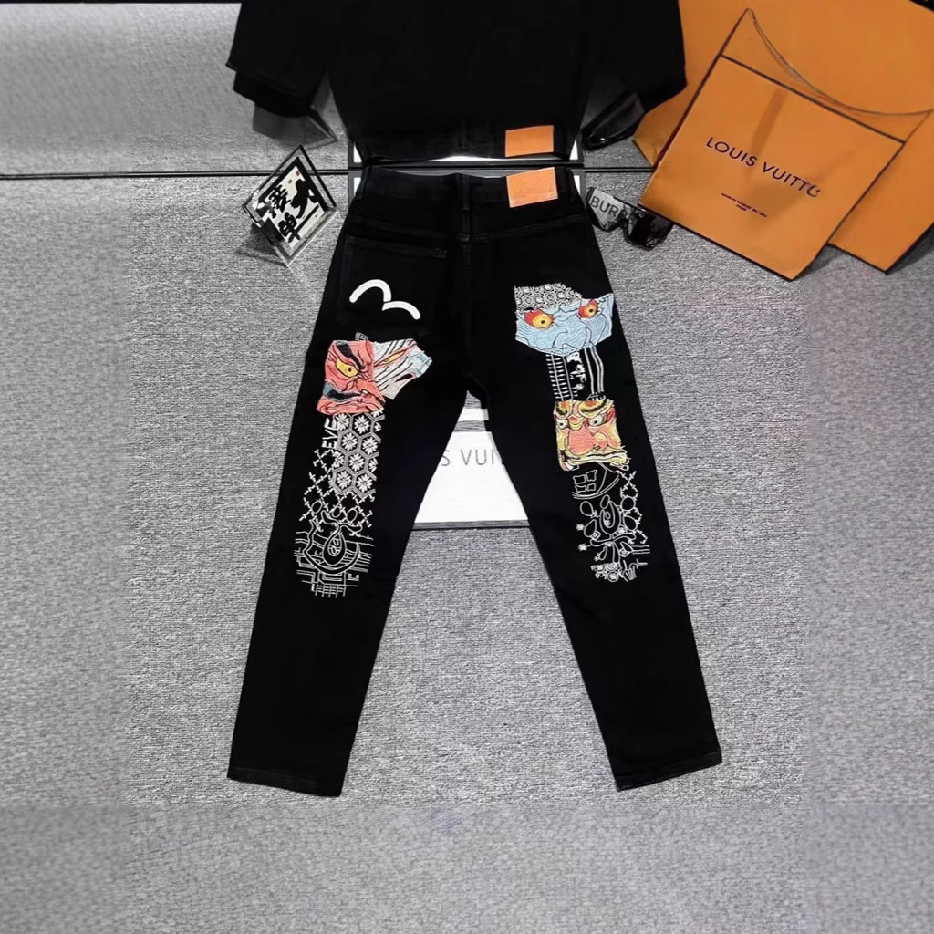 Quần Jean Thêu Phong Cách Mới cho Nam và Nữ - EVISU1247
