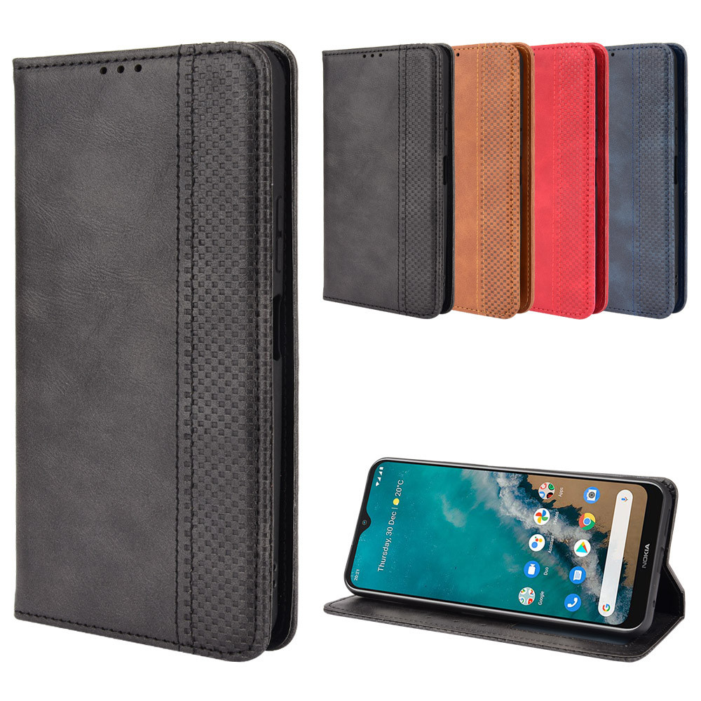 Thích hợp cho Ốp điện thoại Nokia G50 Vỏ bảo vệ nắp lật từ tính Nokia G50 5G Vỏ da điện thoại Vỏ thẻ