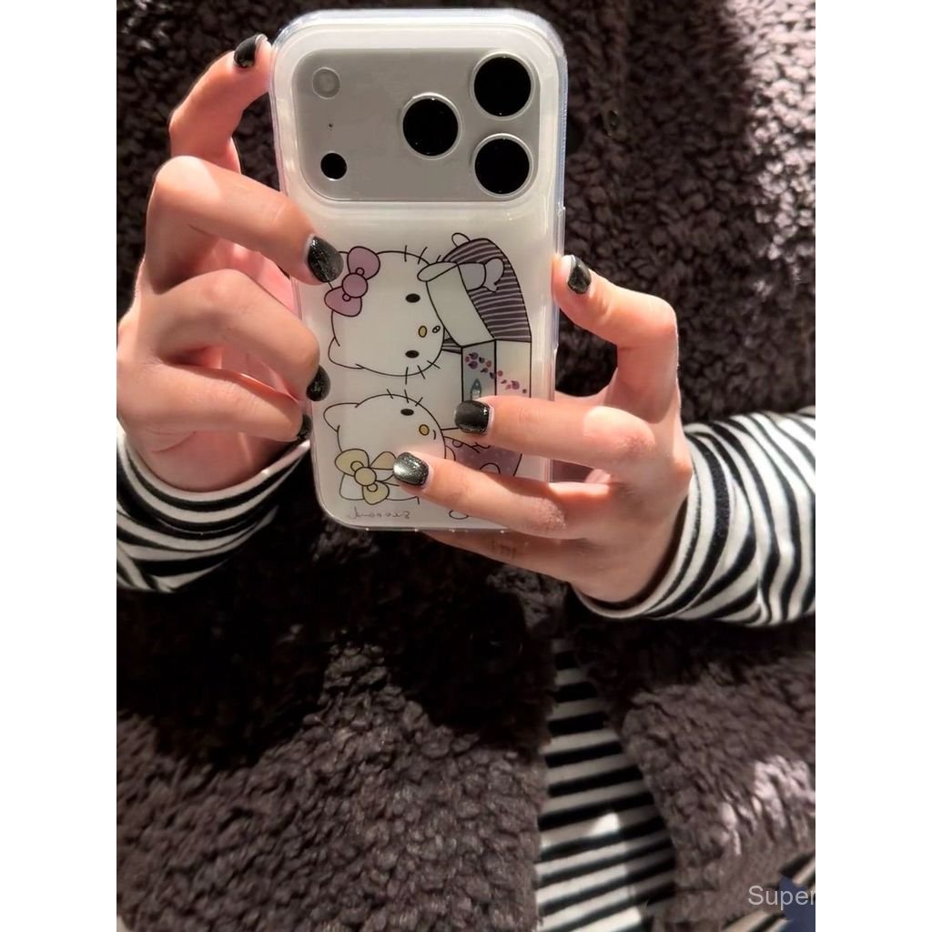 Ốp Điện Thoại Thích Hợp Cho iPhone X XS XR XSMAX 11 12 13 14 15 16 17 Pro max Plus Air Cartoon kt Ca
