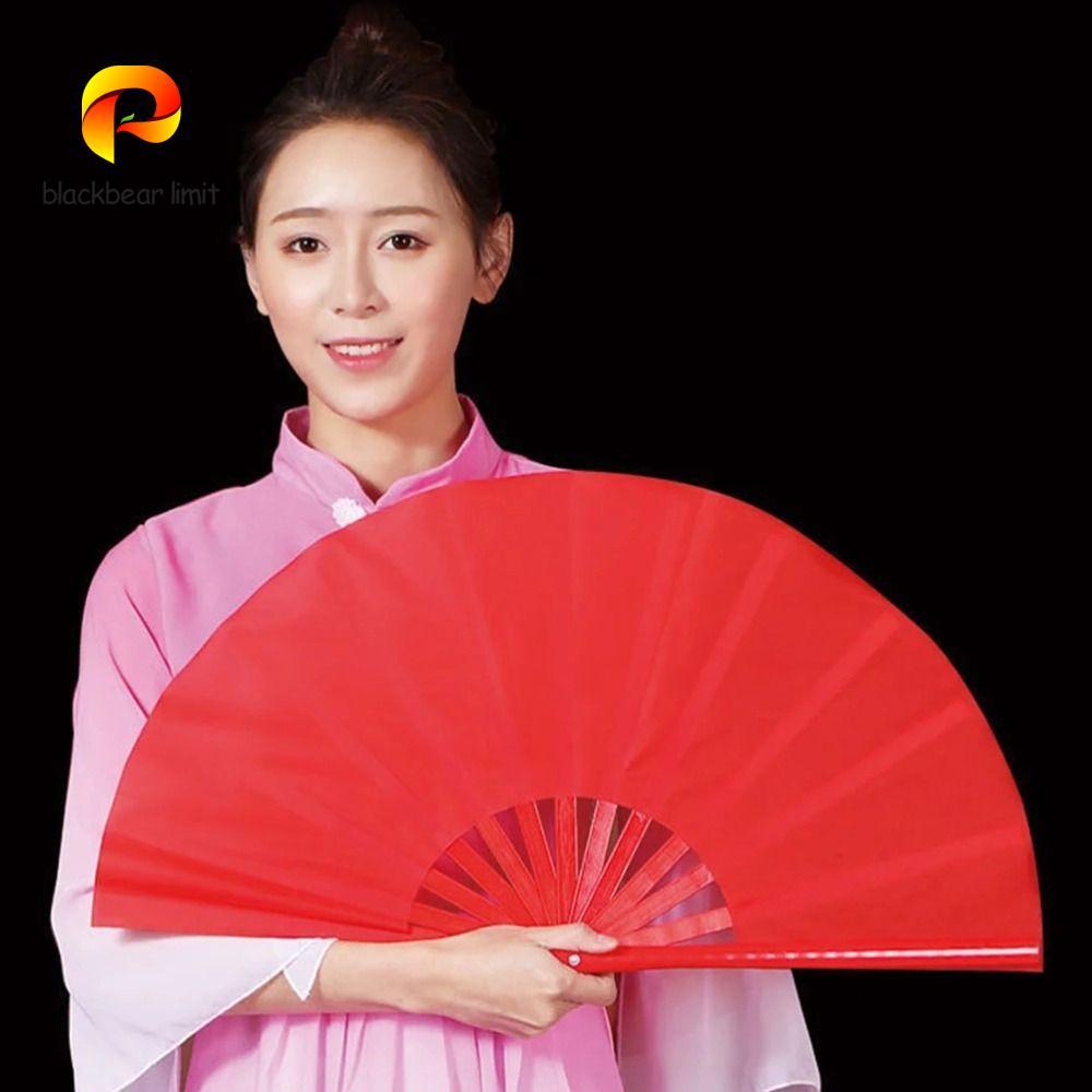 blackbear limit BLACKBEAR LIMIT Kung Fu Fan, Quạt Xương Nhựa Di Động 8 Inch, Sản Phẩm Võ Thuật Bền Đ
