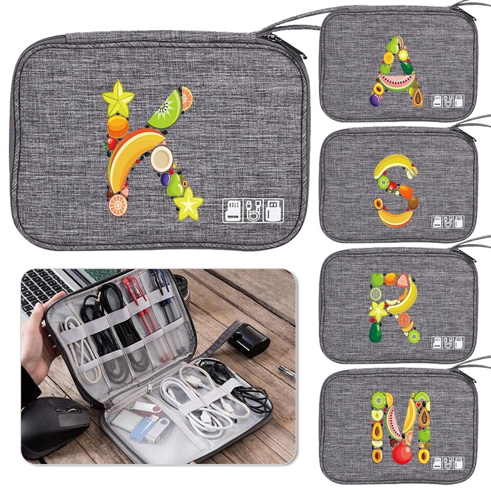 Data cable storage bag Compact convenient cloth Mobile Phone Charger Protection Multifunctional Stor