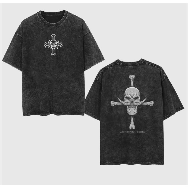 Áo wash xám  form rộng tay lỡ unisex in hình thánh giá màu xám
