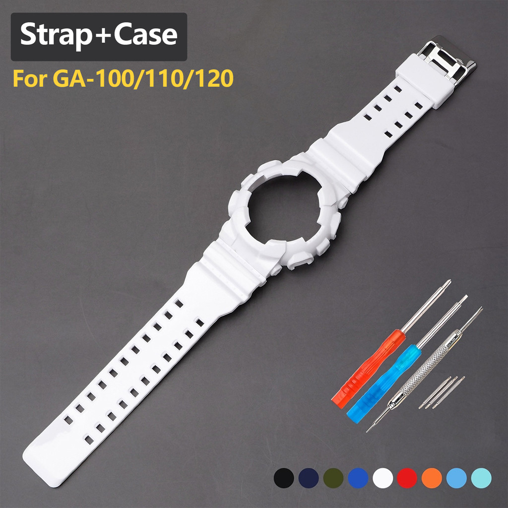 Dành Cho Casio G-Shock GA-120 / 110 / 100 GA-140 GD-100 / 110 / 120 GLS-100 GAX-100 Nhựa Thay Thế Dâ