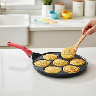 Chảo chiên trứng Dụng cụ nấu ăn có tay cầm dài Máy làm bữa sáng cho bánh nướng