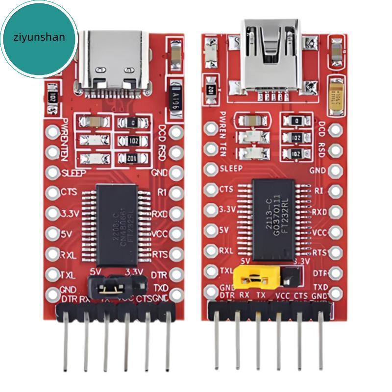 Ziyunshan 1 Cái USB TO TTL Mini / Type-C FT232RL FT232 FTDI USB 3.3V 5.5V Sang TTL Serial Adapter Mo