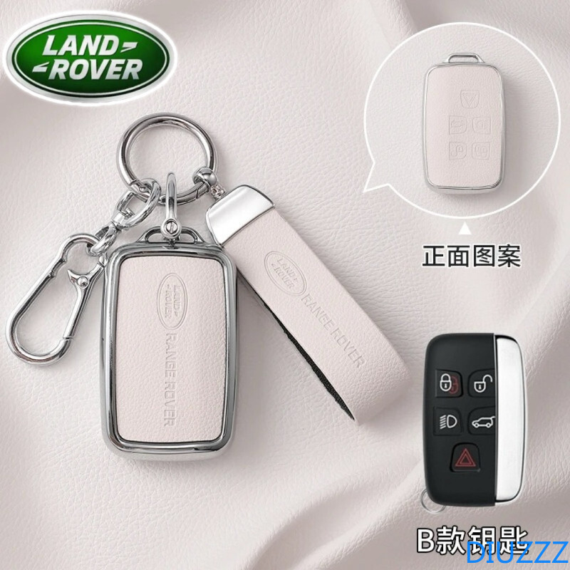 TPU mềm + Da Chìa Khóa Bao Da Cho Land Rover Range Rover Discovery 5 Sport Land Rover Defender Cho L