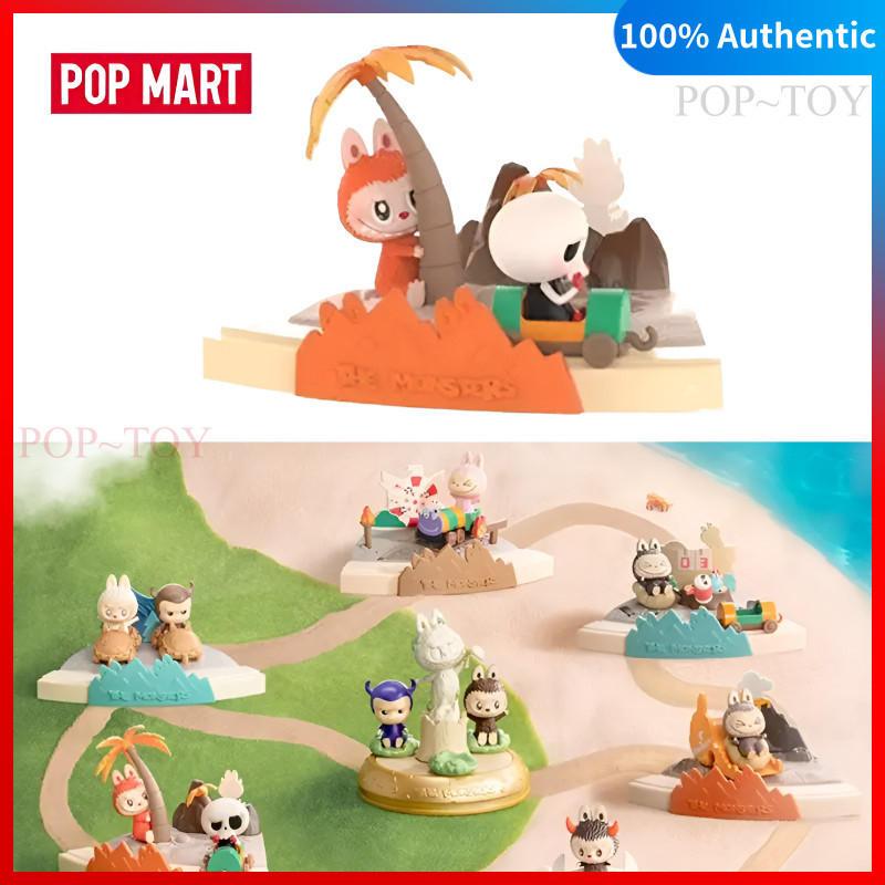 POPMART Labubu The Monsters Playing Games Scene Sets Figures pop mart labubu blind box collectible f