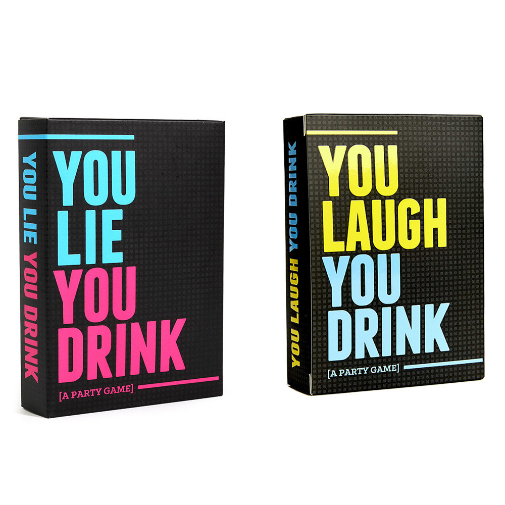 All English YouLieYouDrink You Lie Drinking Friends Party Game Card MT123125@