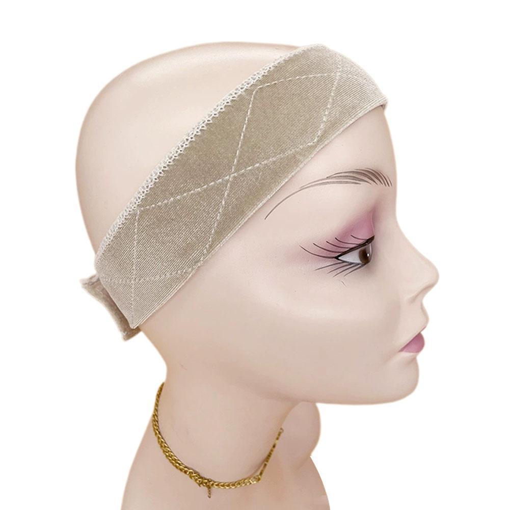 Băng Đô Nhung Chống Trơn Trượt Tóc Giả Đầu Velcro Băng Đô Quấn Tóc Có Thể Điều Chỉnh M4