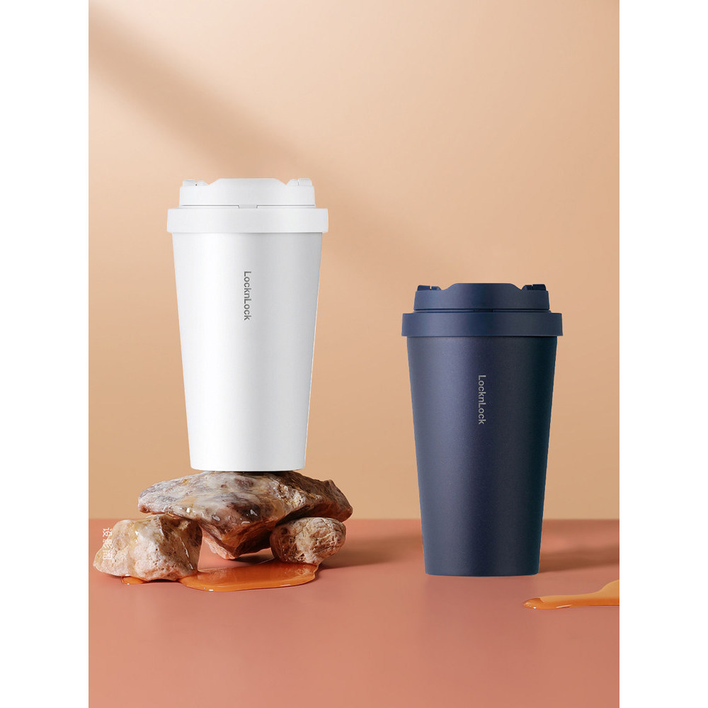 Cốc cầm tay Lock & Lock 316 bằng thép không gỉ 400ML