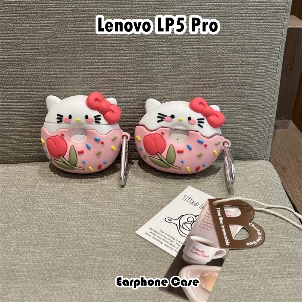 HÀNG CÓ SẴNDành Cho Lenovo LP5 Pro Ốp Lưng Hoạt Hình Dễ Thương Silicon Mềm Vỏ Tai Nghe