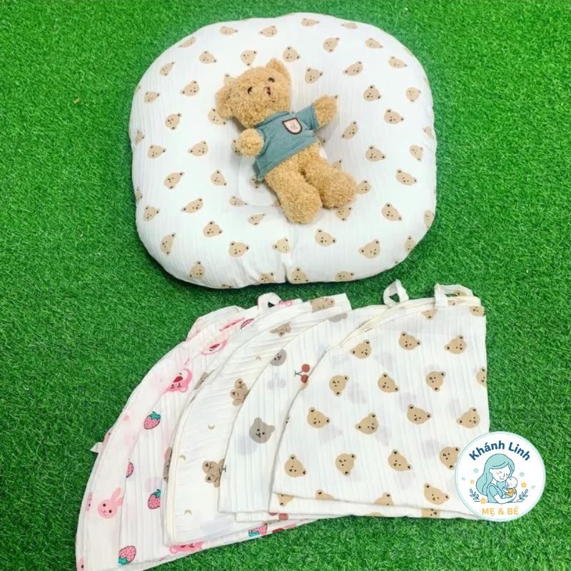 [ Vỏ Gối ] Chống trào ngược ANCHEE chất liệu xốp gân cao cấp mềm mại cho bé ( Vỏ thay thế)