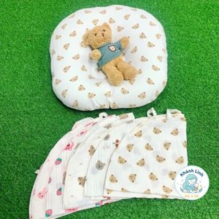 [ Vỏ Gối ] Chống trào ngược ANCHEE chất liệu xốp gân cao cấp mềm mại cho bé ( Vỏ thay thế)