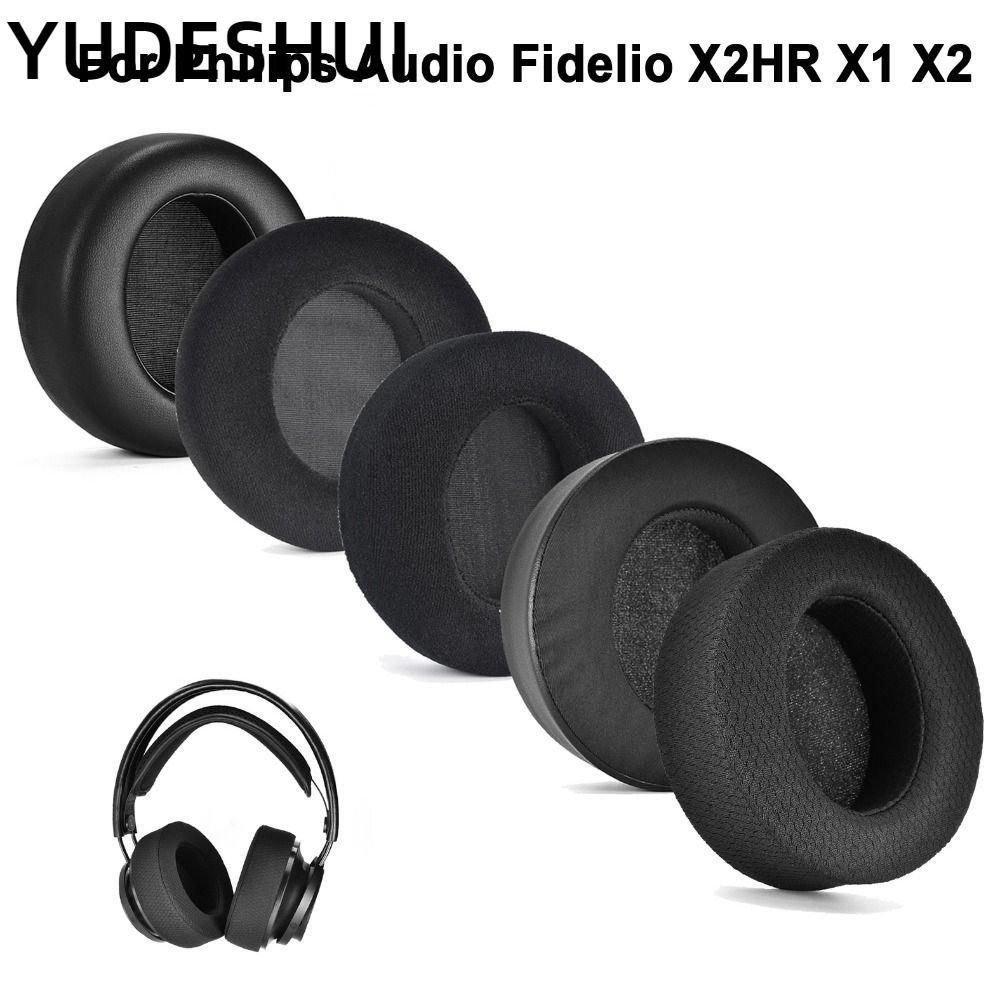 YudhUI 2 Miếng Đệm Tai Thay Thế, Miếng Đệm Tai Nghe Da Protein, Phụ Kiện Sửa Chữa Tai Nghe Phụ Kiện 