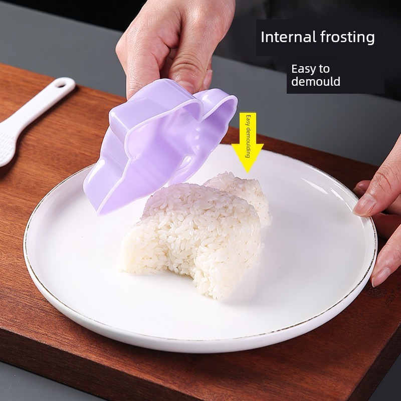 khuôn làm cơm nắm khuôn cơm nắm Khuôn làm cơm nắm mèo con hoạt hình mới dễ thương cơm tự làm cơm cà 