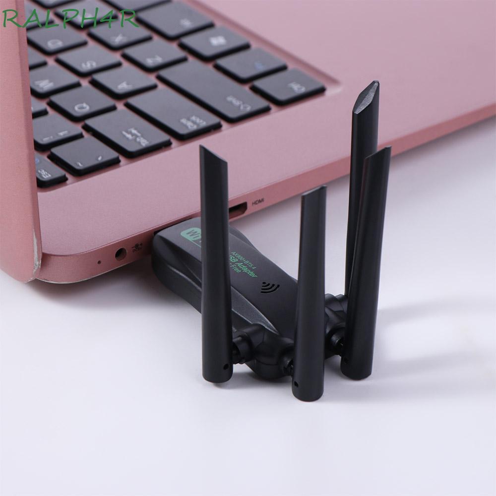 RALPH4R 900Mbps WiFi Dongle, Bộ chuyển đổi USB WiFi6 băng tần kép 2.4G / 5Ghz AX900, Kết nối ổn định