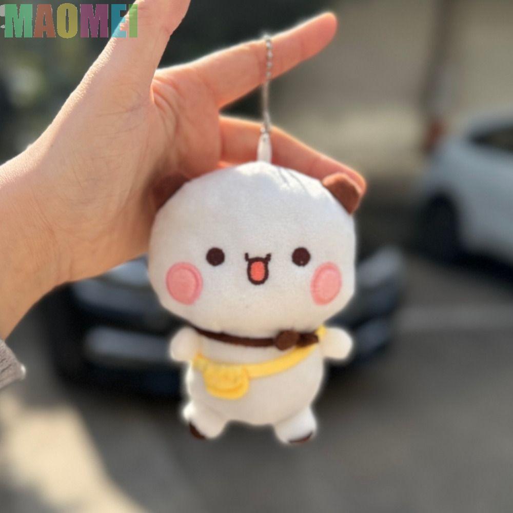 MAOMEI Bubu Dudu Đồ Chơi Sang Trọng, Gấu Nâu Gấu Trúc Bubu Và Dudu Móc Khóa, Quà Tặng Sinh Nhật Thú 