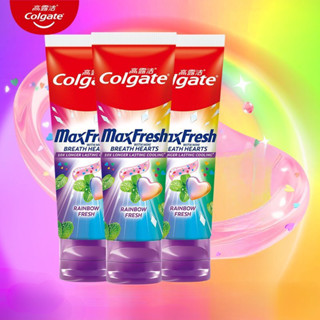 Kem Đánh Răng COLGATE Ice Cool Rainbow Sweetheart 100g Kem Đánh Răng Dopamine Loại Bỏ Vết Bẩn Hơi Thở Tươi Thoải Mái Fluor Hóa Người Lớn Sản Phẩm Mới Kem Đánh Răng Chăm Sóc Răng Miệng