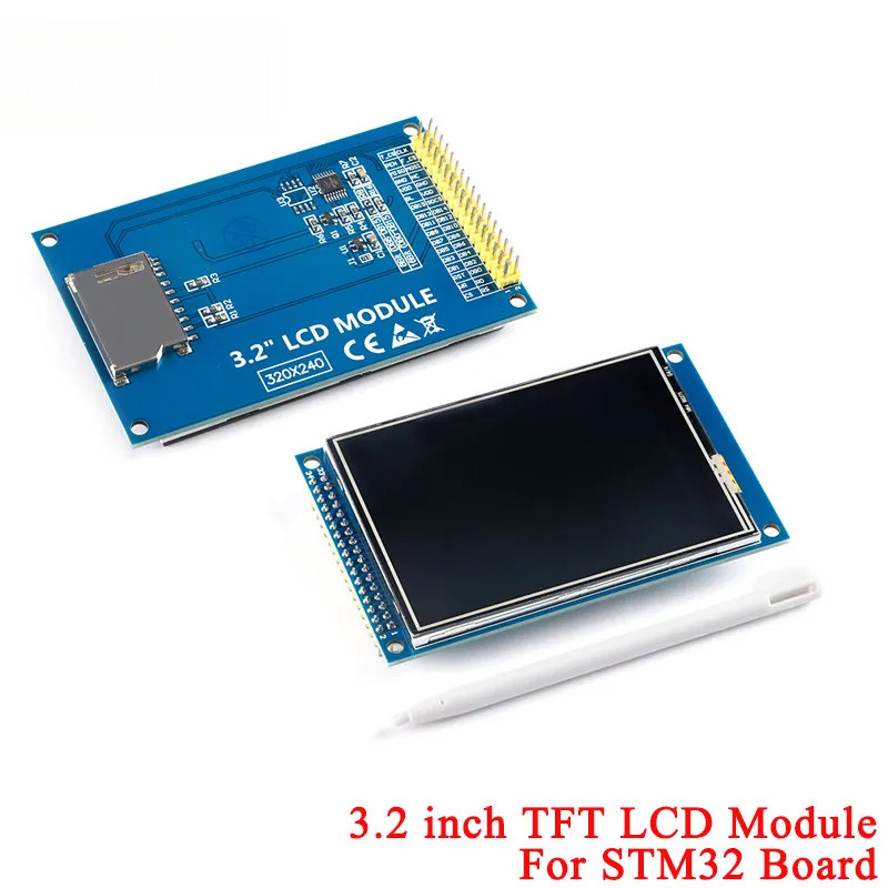 Mô-đun hiển thị màn hình cảm ứng LCD TFT màu 3,2 Inch 3,2 '' HD 320X240 ILI9341 8Bit / 16Bit Giao di
