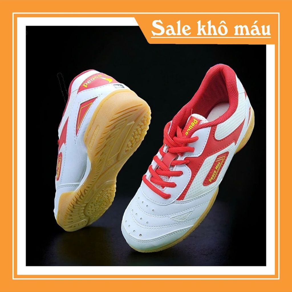 Giày Asia, Peace Max - Giày Cầu Lông, Bóng Chuyền, Bóng Bàn,Đế Kép EVA Thoáng Khí Khâu Đế Chống Trơn