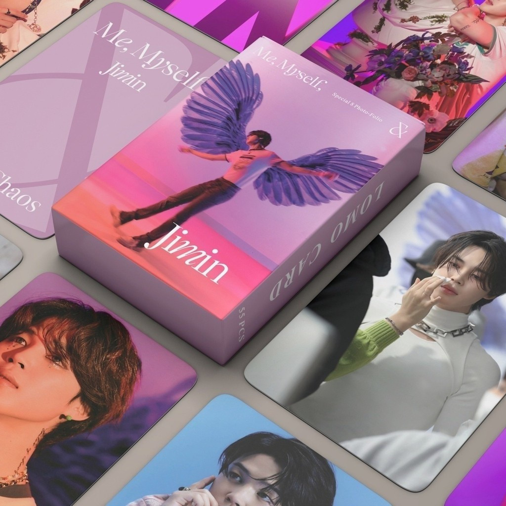 K 55 BTS Photocards JIMIN Album mới đơn ID: Chaos Park JIMIN Hàng hóa tự chế