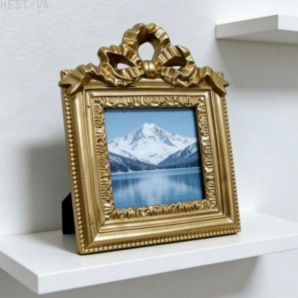 3PCS Vintage Gold Resin Picture Frames: Elegant Home Decor for Any Occasion