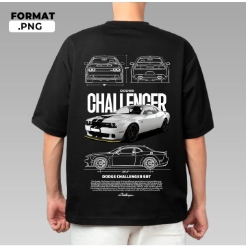 Áo thun Dodge Challenger Srt
