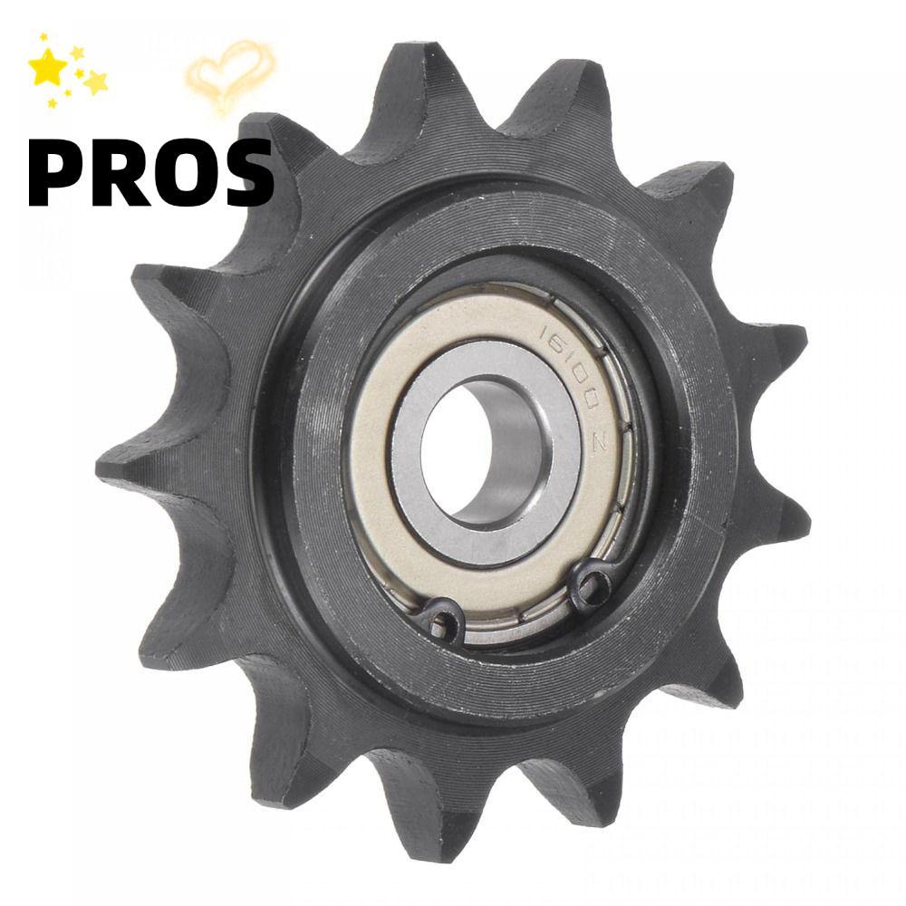 PROS Chain Idler Sprocket, C45 Thép Carbon 13 Răng Convex Idler Gear, có Chèn 10mm Bore 1 / 2 "Pitch