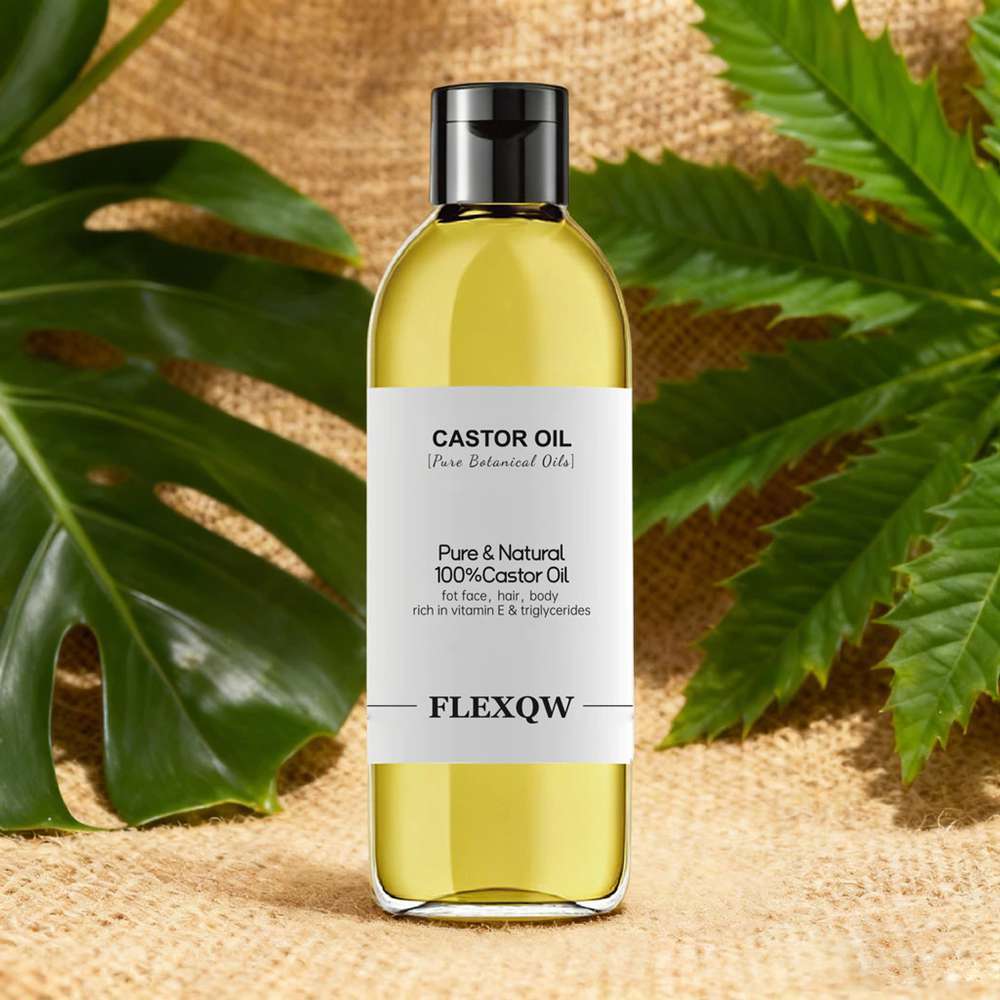 Pure Castor Oil Natural Cold Pressed Carrier Oil Face Body Massage Oil 110ml