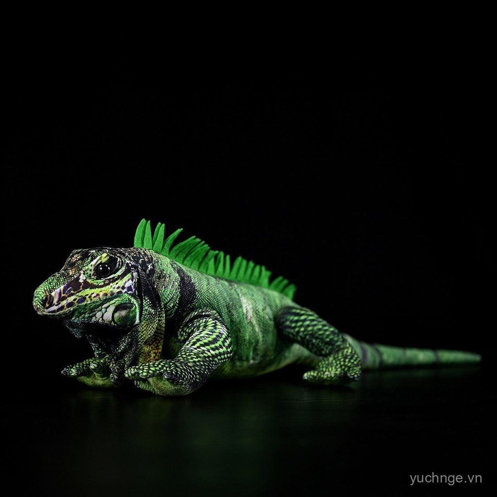 Ngoại Thương Đuôi Đặt Hàng-Mô Phỏng Xanh Iguana Búp Bê Dễ Thương Thằn Lằn Búp Bê Đồ Chơi Sang Trọng