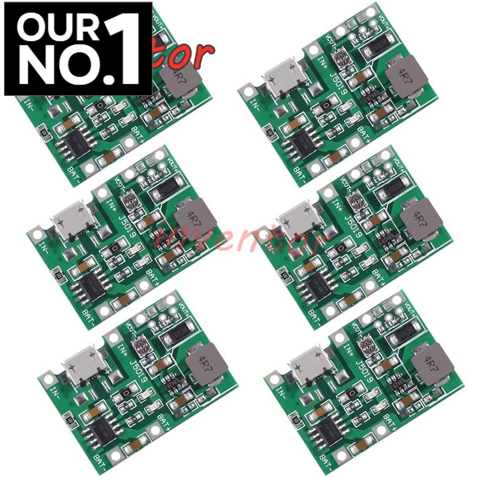 Mô-đun sạc pin Lithium Li-ion 2A USB 18650 Boost 3.7V đến 5V 9V 12V Có thể điều chỉnh DC-DC Step Up 