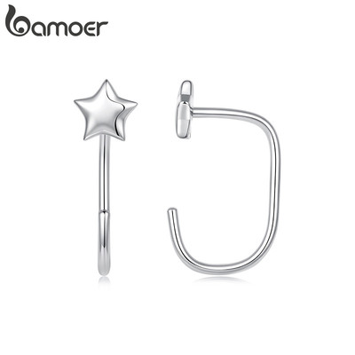 Bông tai móc Bamoer Thiết kế ngôi sao Quà tặng trang sức cho nữ