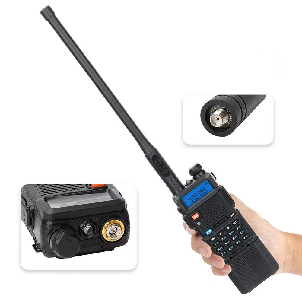 【SUNAGE】25cm For Walkie Talkie Antenna for BaoFeng BF888S UV5R UV82 SMA Female Connector【HOT Fashion