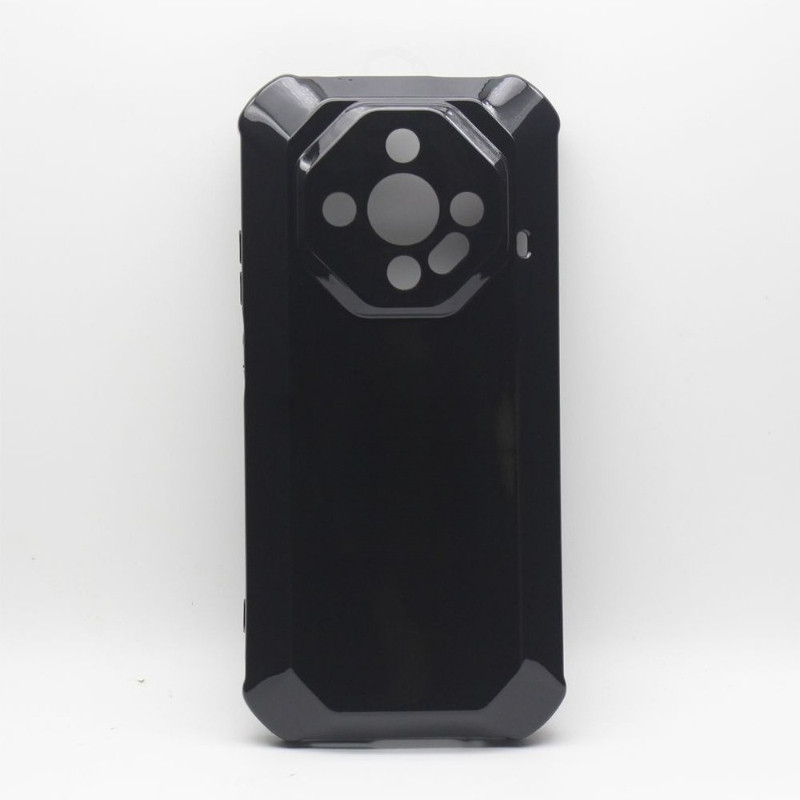 2PCS Ốp Điện Thoại TPU Mềm Cho UleFone X16 Pro Trong Suốt Màu Đen Chống Sốc Bảo Vệ Mặt Sau Cho ULEFO