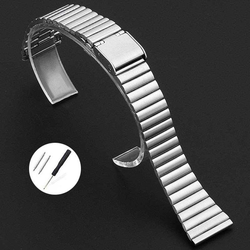 Dây đeo đồng hồ bằng thép không gỉ Dây đeo đồng hồ kim loại đa năng cho Casio A158W AQ230 AE1000 F91