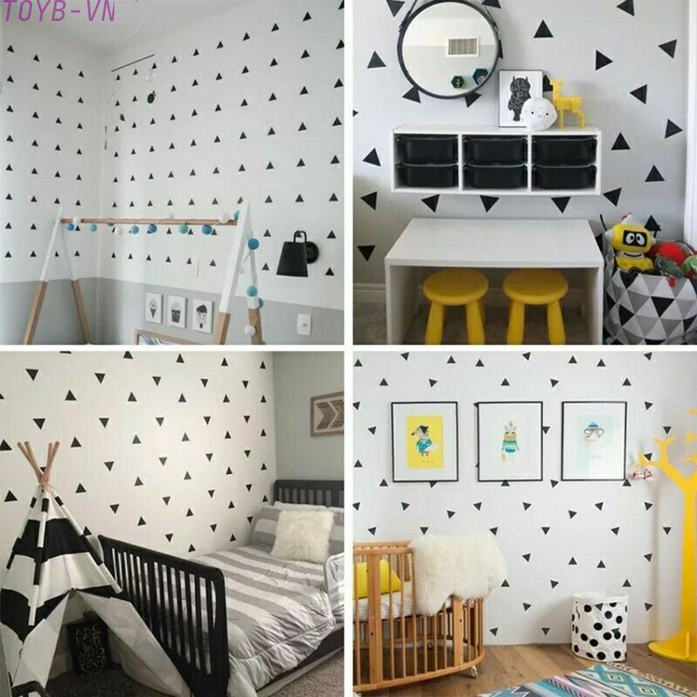 【TOYBOX】Wall sticker Bedroom PVC Home Triangle Wall Decoration Sticker Baby Room