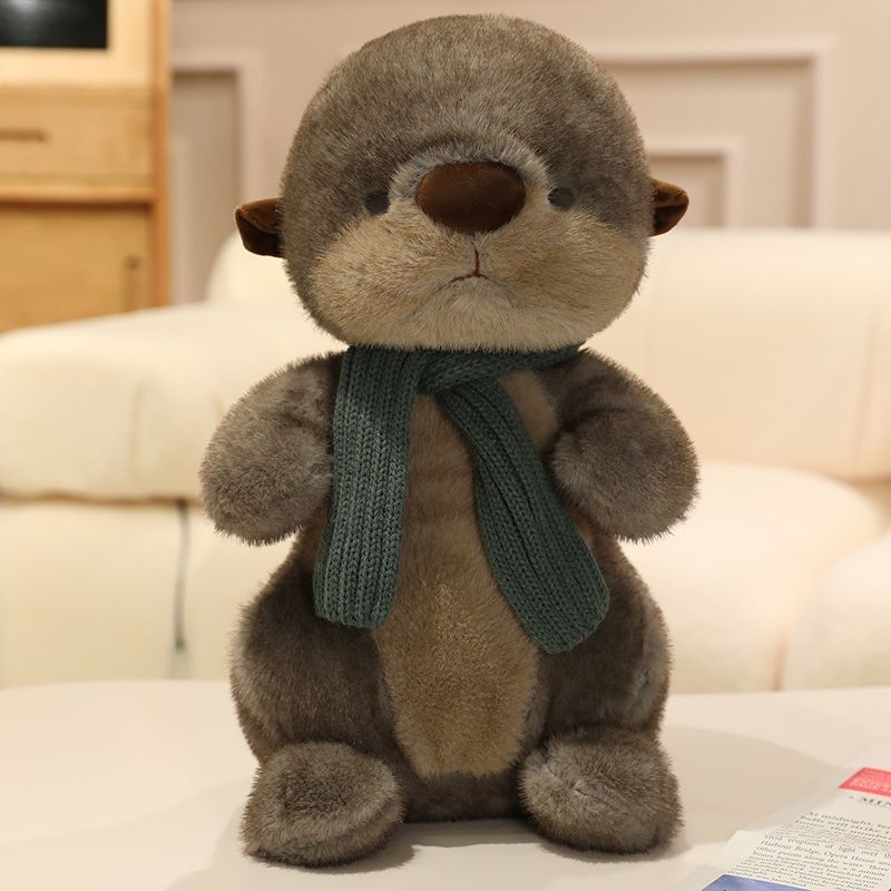 Rơm Rơm Rơm Otter Búp Bê Biển Nhỏ Otter Đồ Chơi Sang Trọng Sleepin Dễ Thương Dễ Thương Series Búp Bê