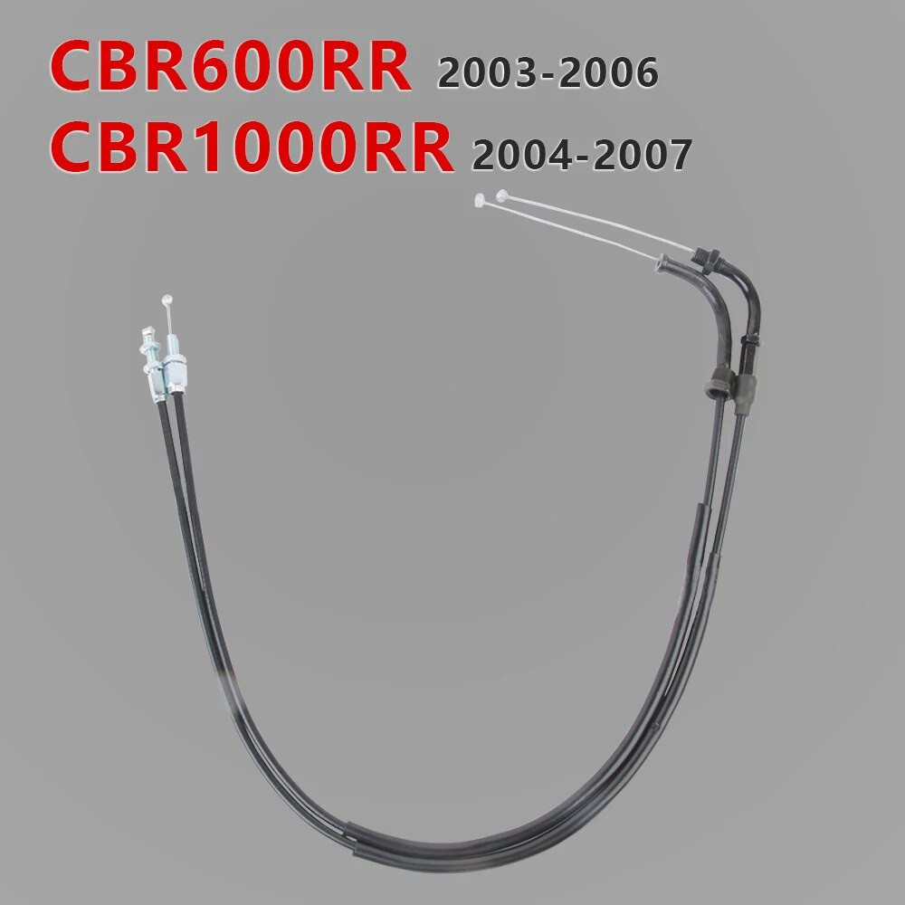 Cáp ga màu đen cho Honda CBR600RR CBR1000RR CBR 600 1000 RR 600RR 1000RR 2003-2012