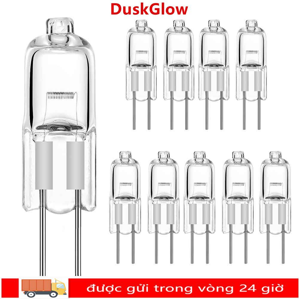 DUSKGLOW 10 Chiếc Viên Đèn 20W 35W Đèn LED Bi-Pin 12V G4 Bóng Đèn
