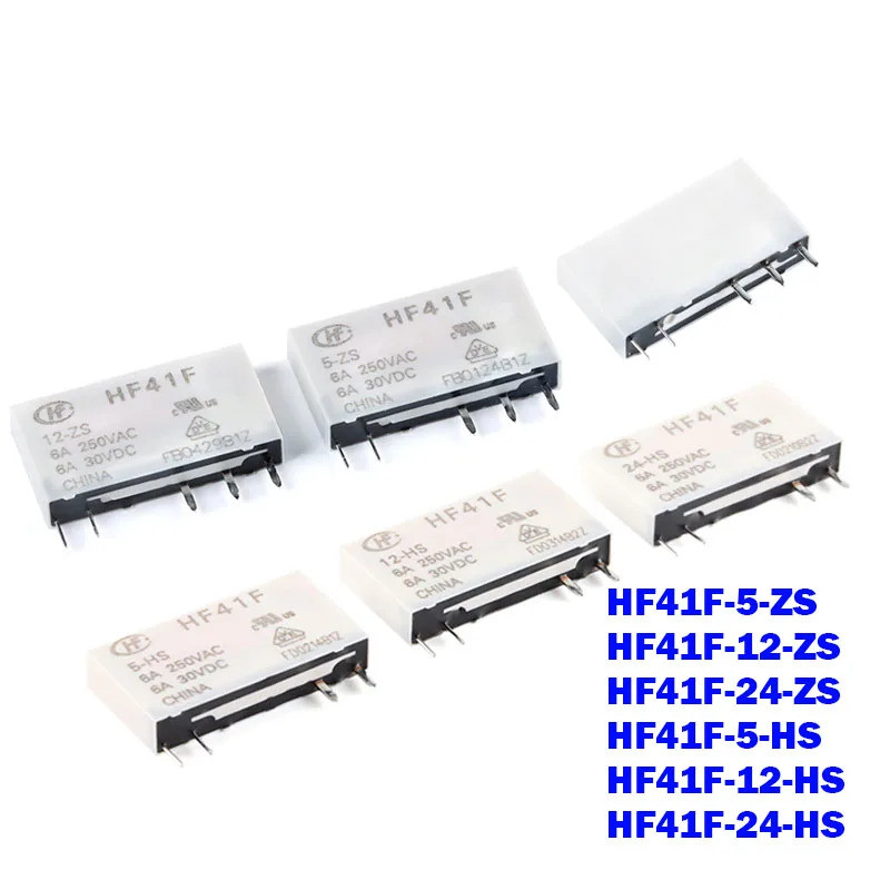 10 Cái HF41F-24-ZS HF41F-12-ZS HF41F-5-ZS HF41F-5-HS HF41F-12-HS HF41F-24-HS Rơle công nghiệp Submin