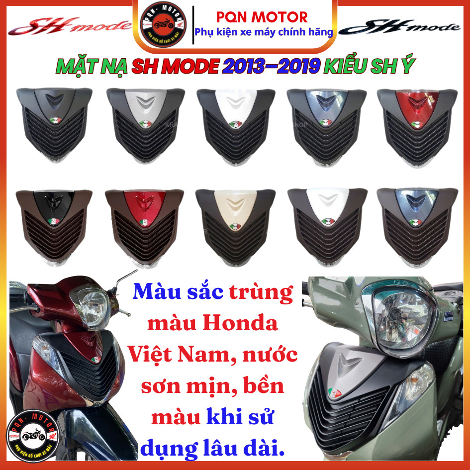 Mặt Nạ Trang Trí SH Mode 2013–2019 Kiểu SH Ý – Nhựa ABS Cao Cấp, Đẹp Bền, Phụ Kiện Xe