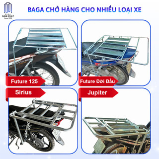  Baga Chở Hàng Sirius Jupiter Taurus Future Đời Đầu Fu Led 125 Ju Finn 3 Ba ga Cho Phu Chờ Giá trở Ship Hang Thồ Dễ Lắp 