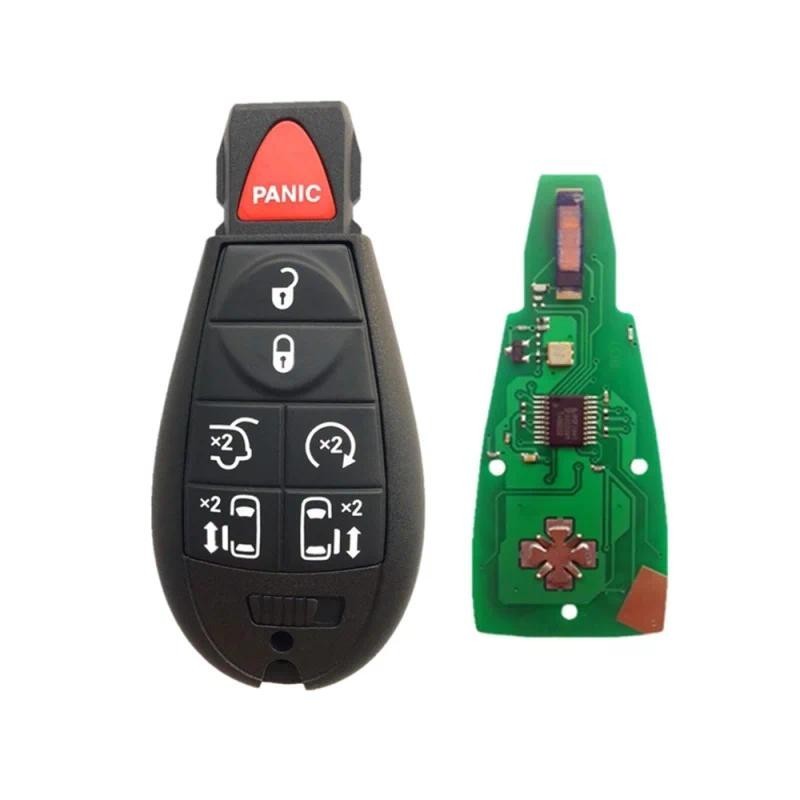 Hindley GQ4-53T 433 MHz ID46 Chip Chìa khóa xe từ xa Fob cho Dodge RAM Jeep Cherokee Sport KL Chrysl